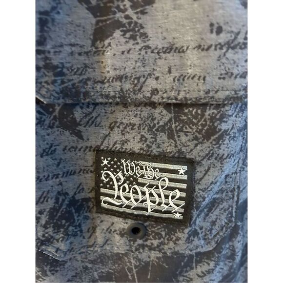 Howitzer shorts "We the people" men’s xl stars stripes black gray rn#127458 - Picture 3 of 8